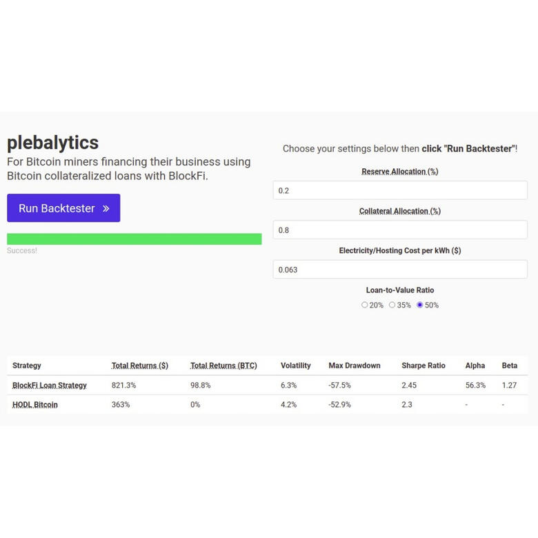 Plebalytics analytics dashboard input